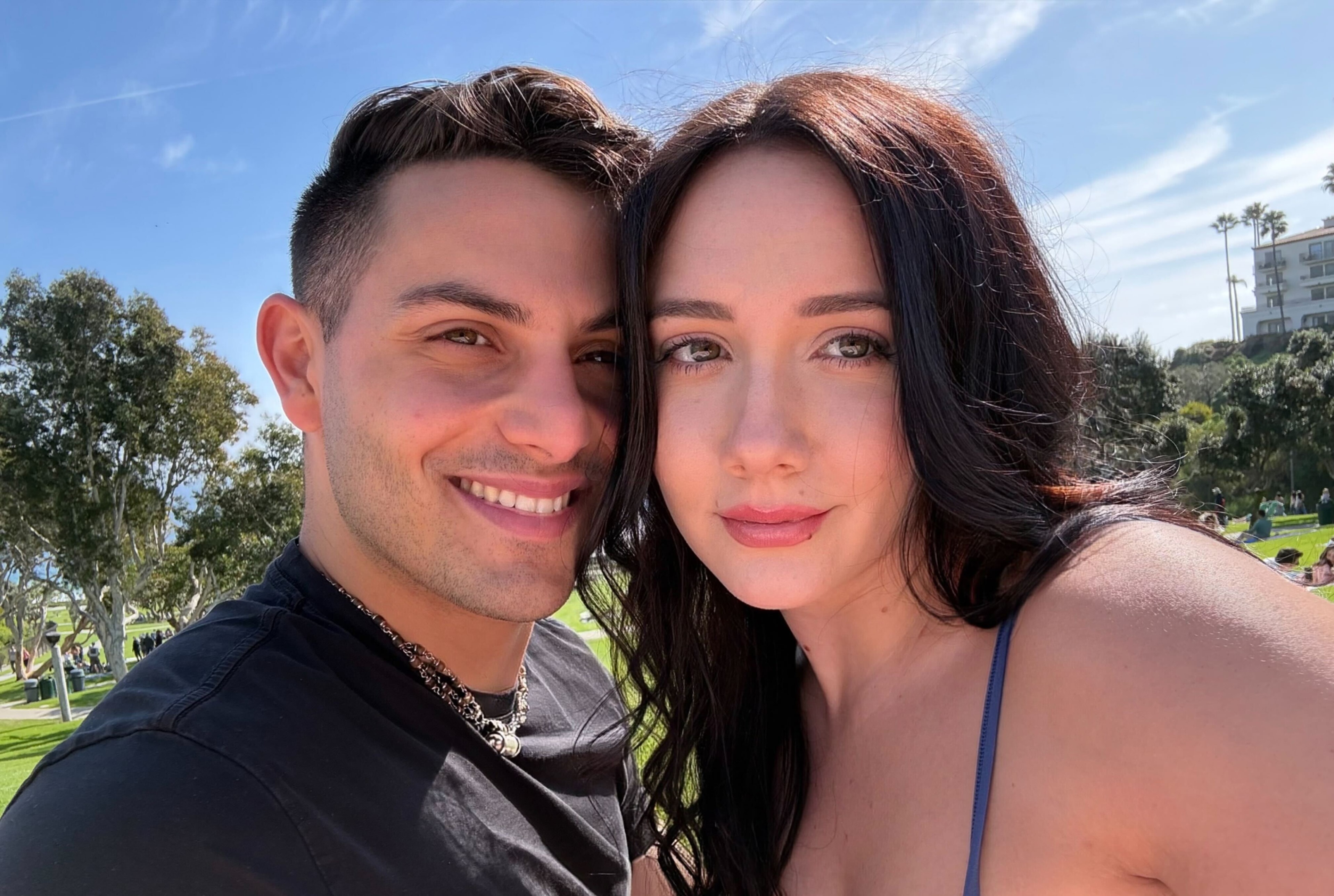 Madhu and Rati together outdoors