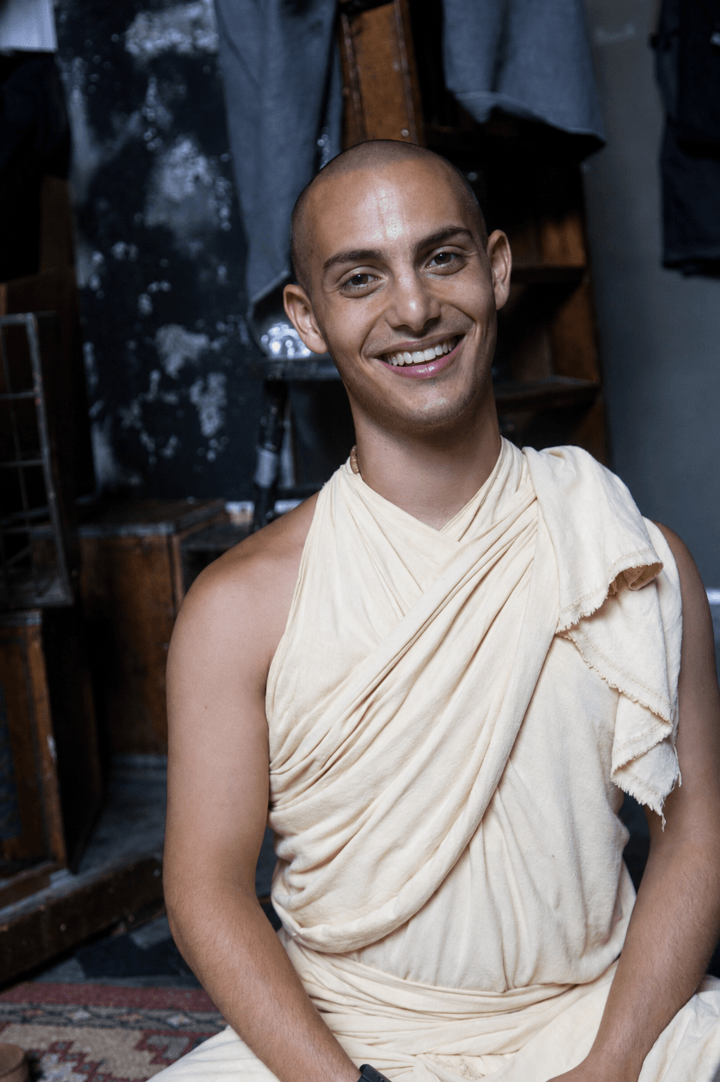 Madhu during his years in monastic life